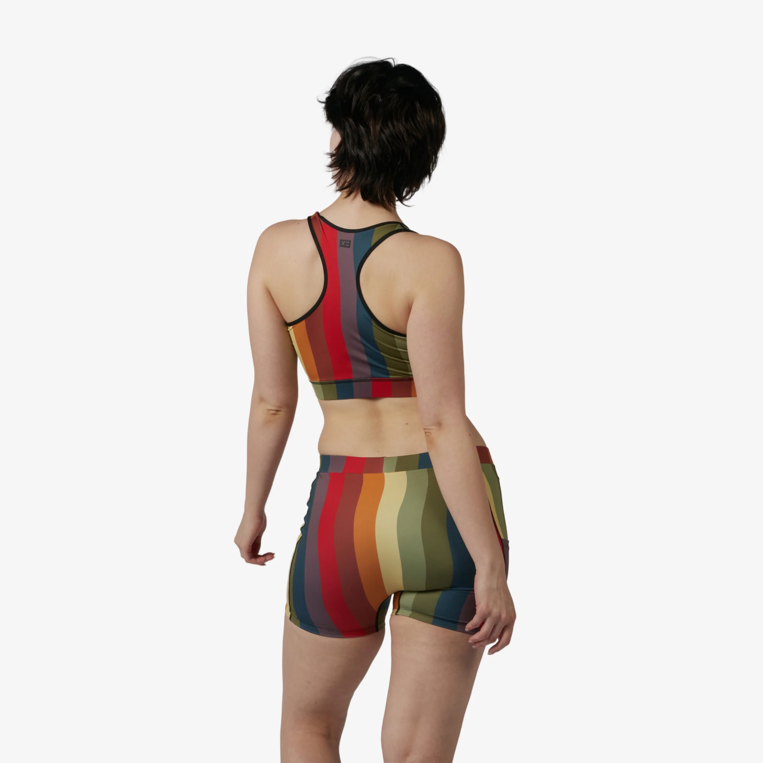 Swim 4.5" Shorts - Rainbow Wave - Image 6