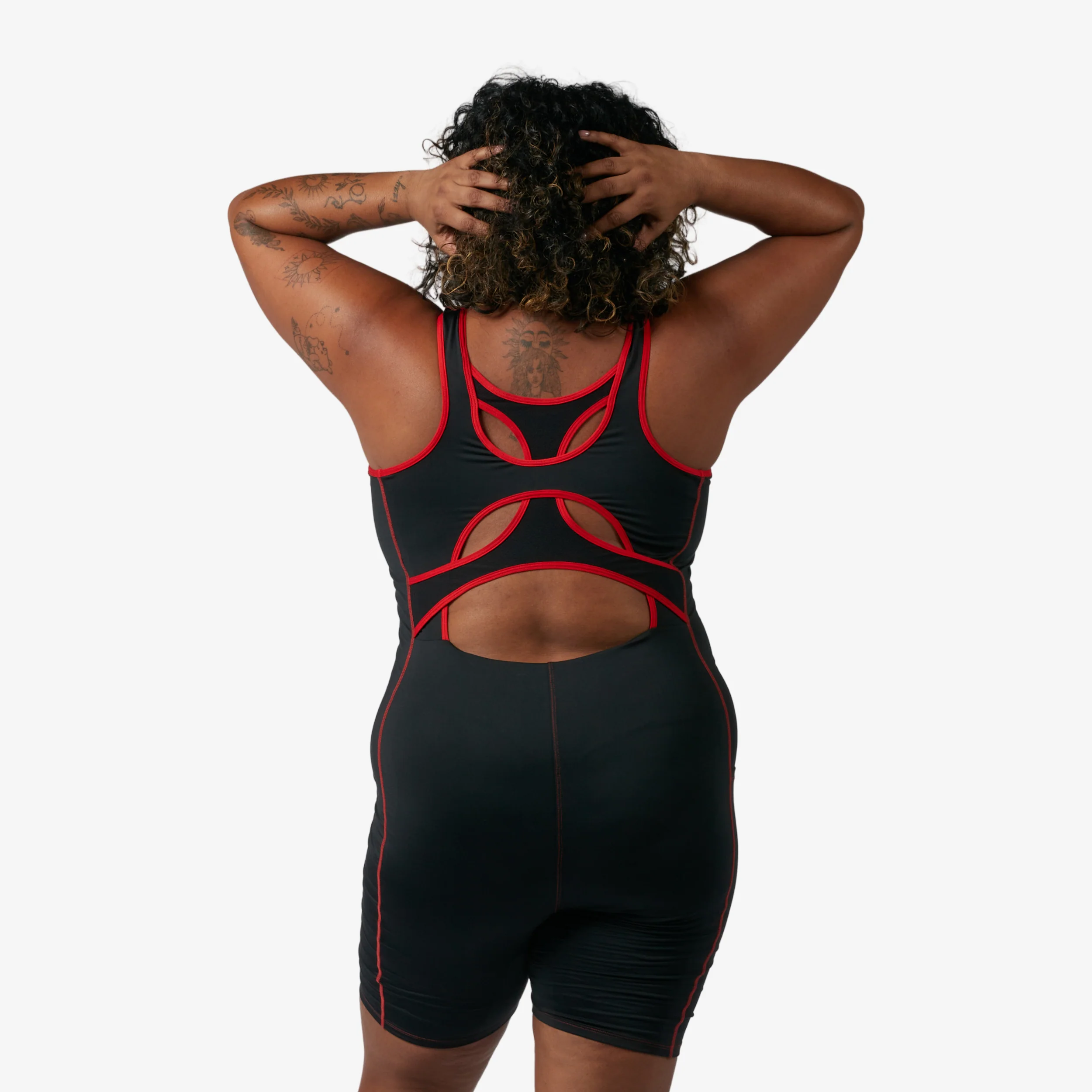 Swim 6" Racerback Unisuit - Red Edge - Image 5