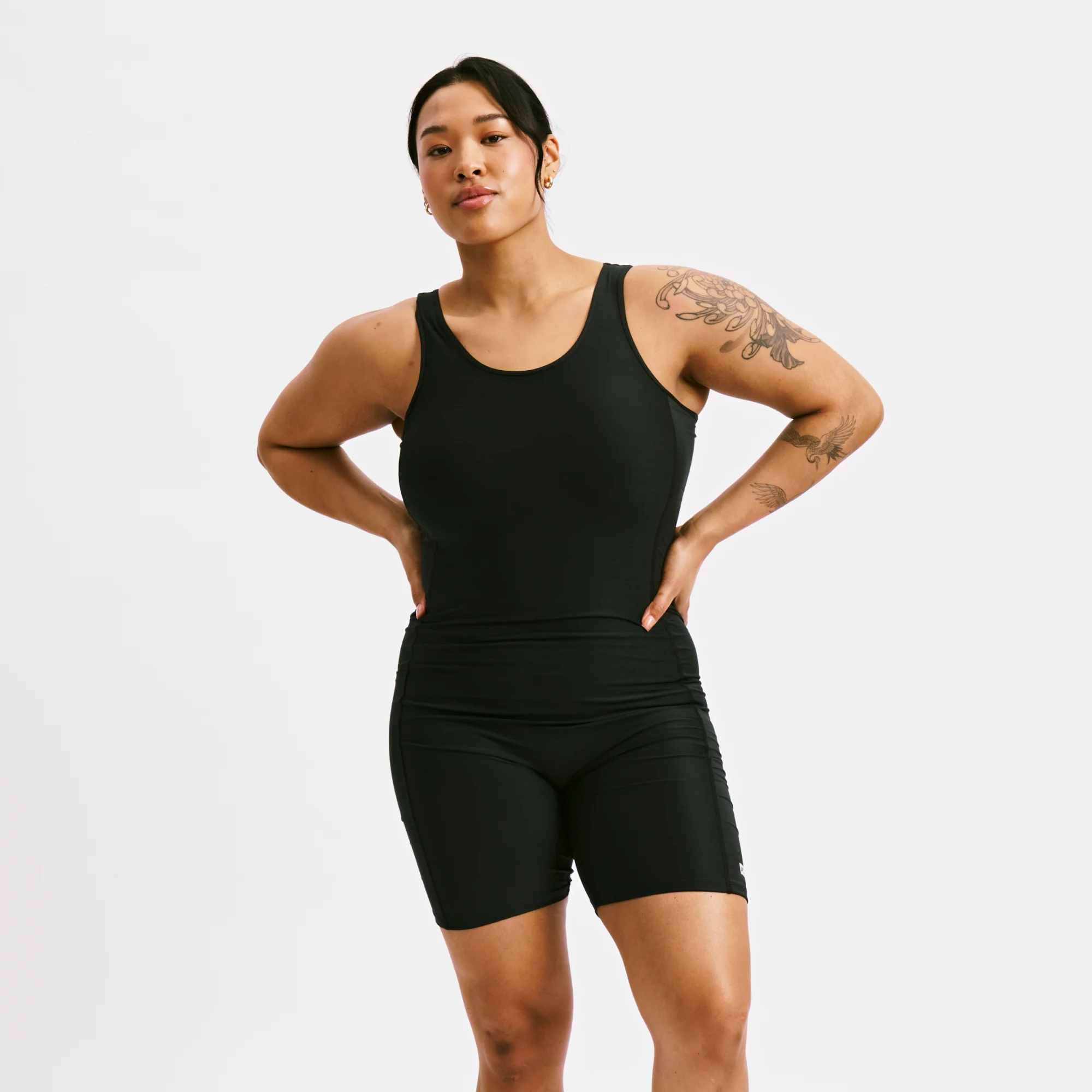 Swim 6" Reversible Sleeveless Unisuit - Palm Dreams - Image 4