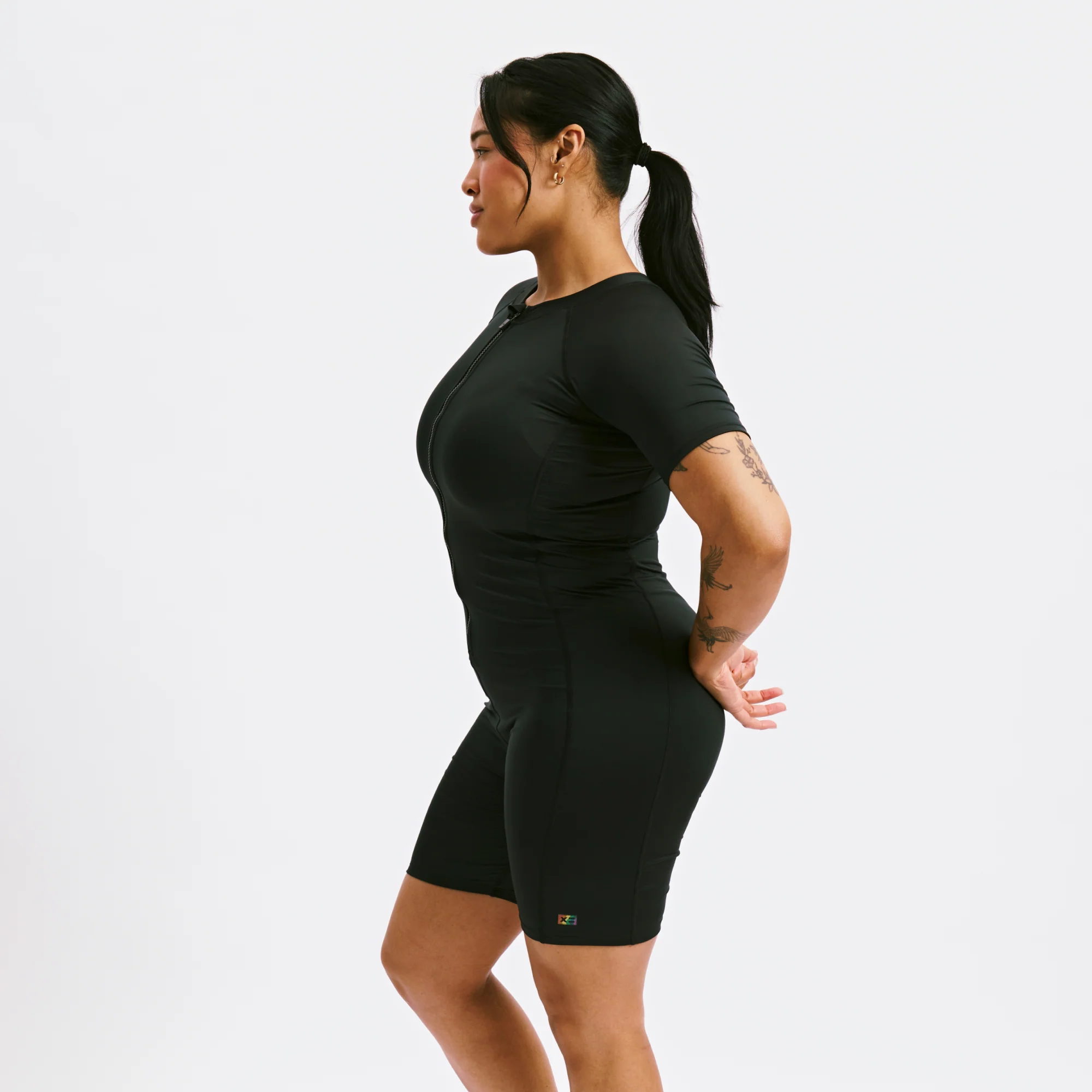 Swim 6" Unisuit - Black - Image 4