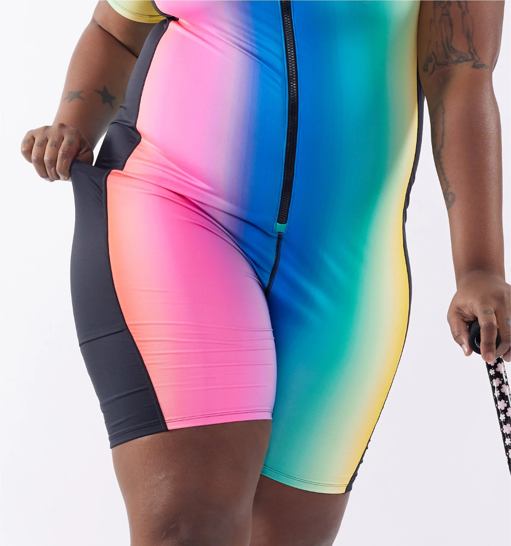 Swim 6" Unisuit - Melting Rainbow - Image 5