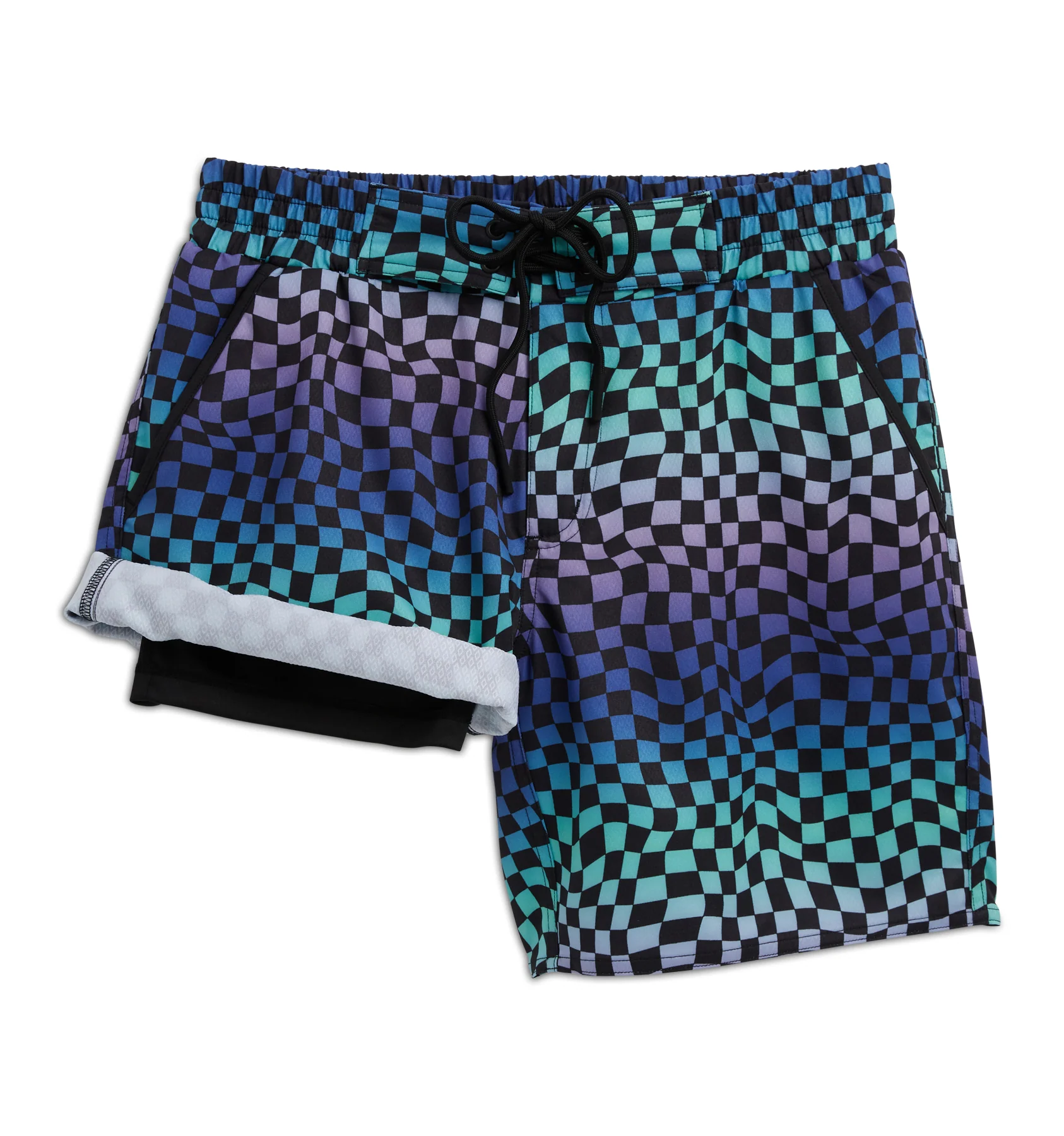 Swim 7" Heritage Board Shorts Heavy Weight - Checker Chaos - Image 2