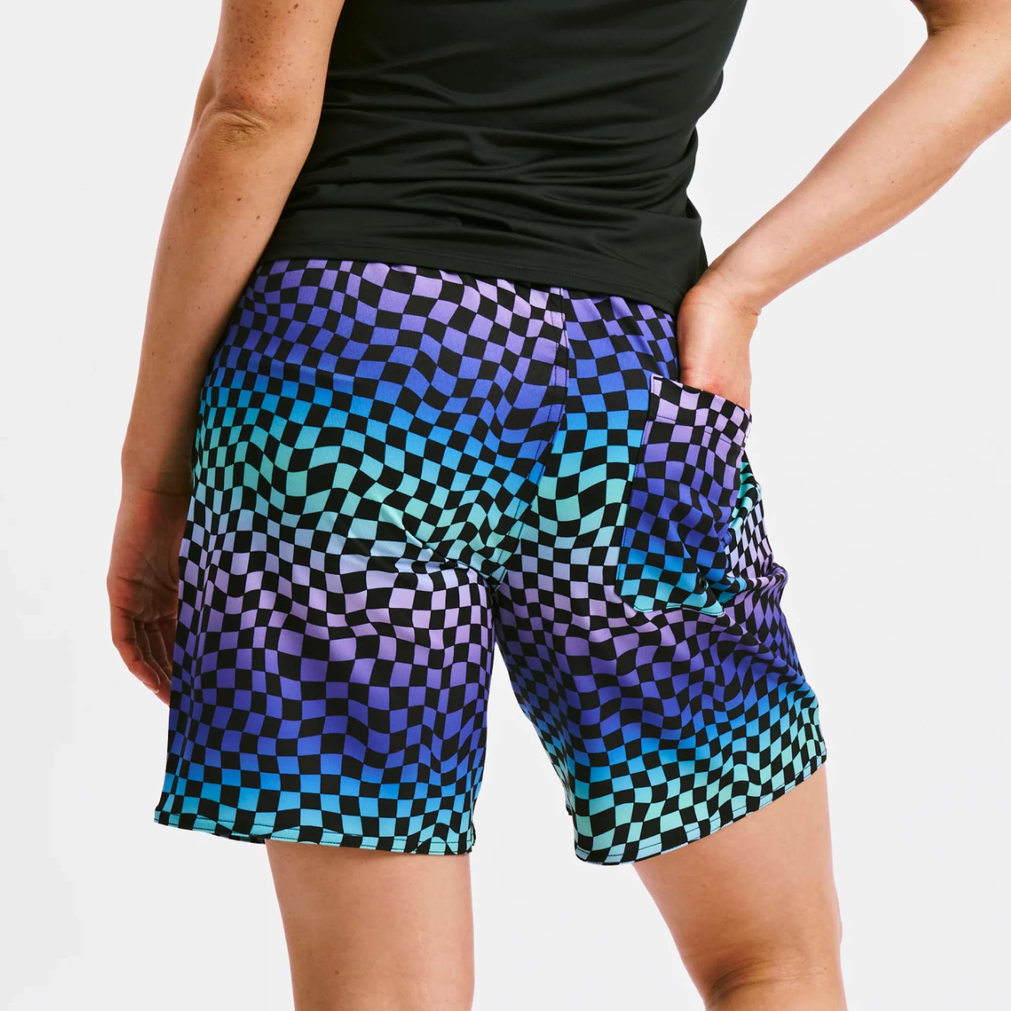 Swim 7" Heritage Board Shorts Heavy Weight - Checker Chaos - Image 4