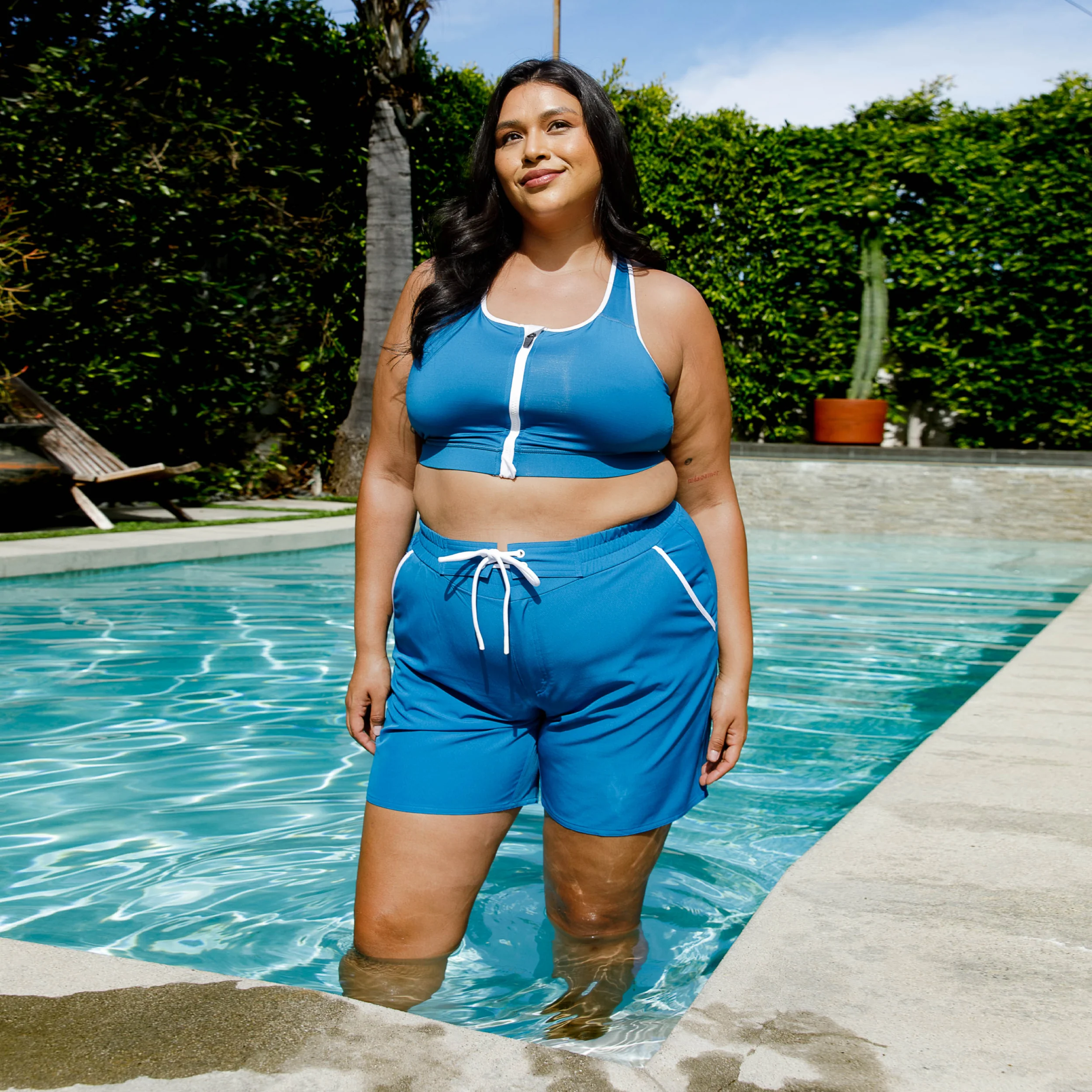 Swim 7" Heritage Board Shorts Heavy Weight - Marina Blue - Image 7