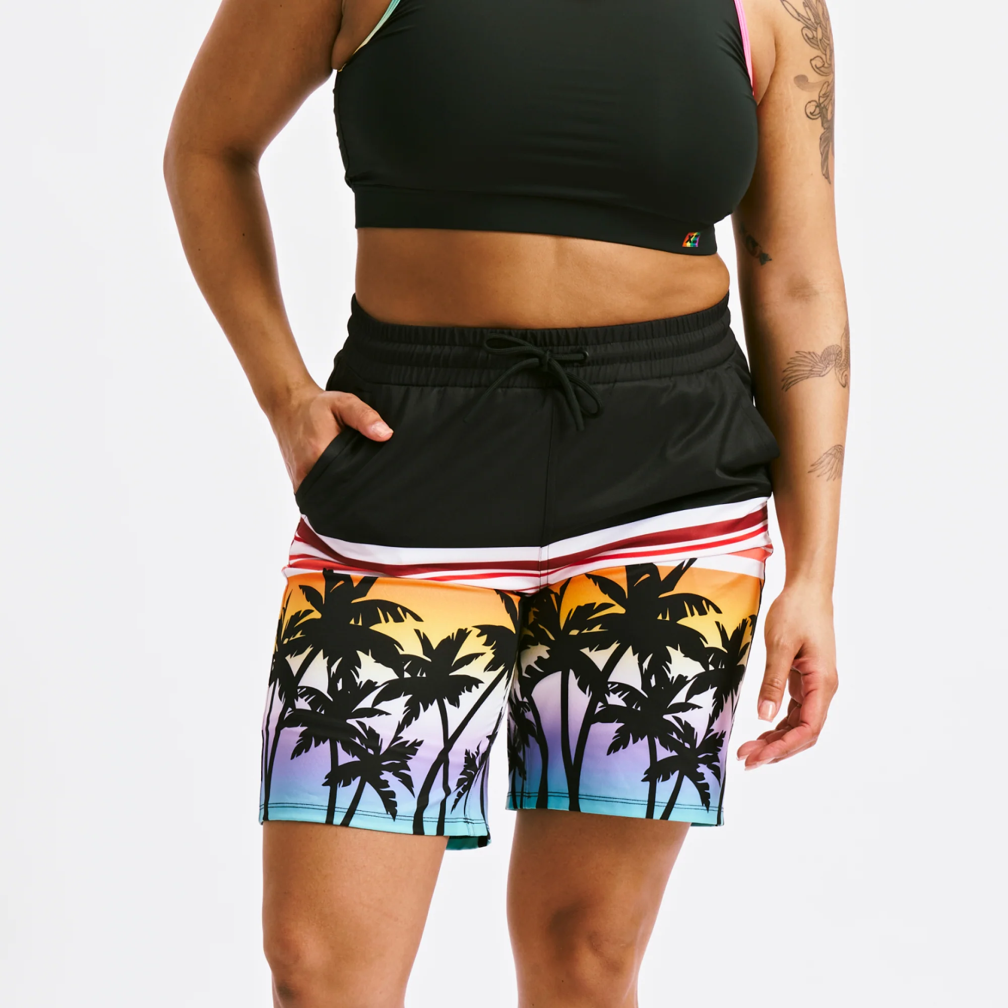 Swim 9" Lined Board Shorts Heavy Weight - Hawaiian Heat - Image 3