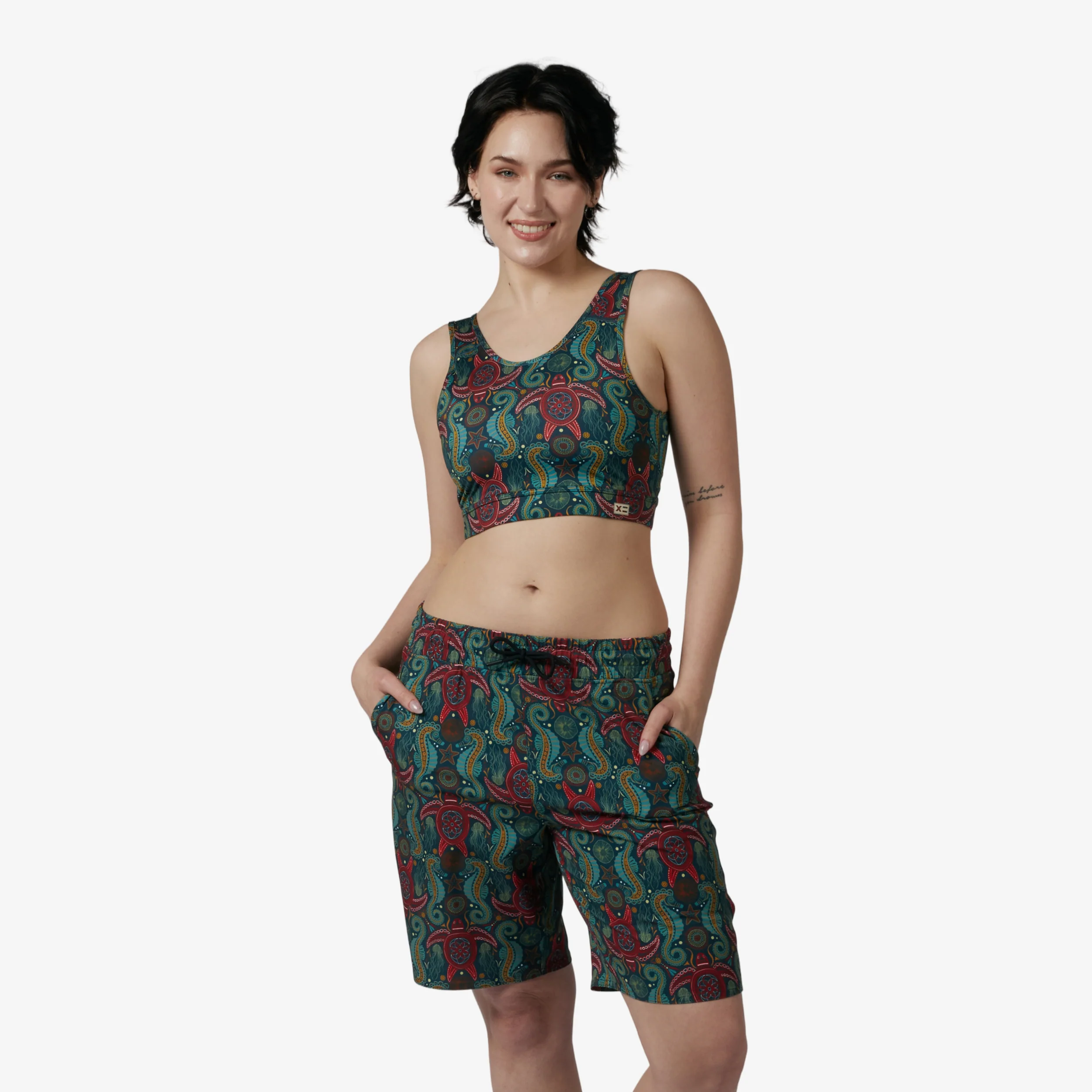 Swim 9" Lined Board Shorts Light Weight - Marine Mosaic - Image 5
