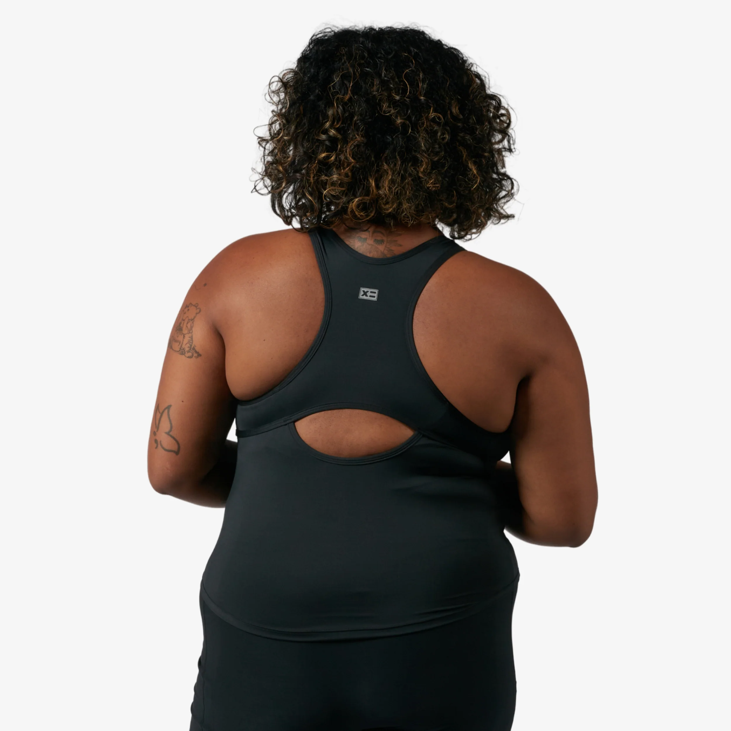 Swim High Neck Top - Black - Image 4