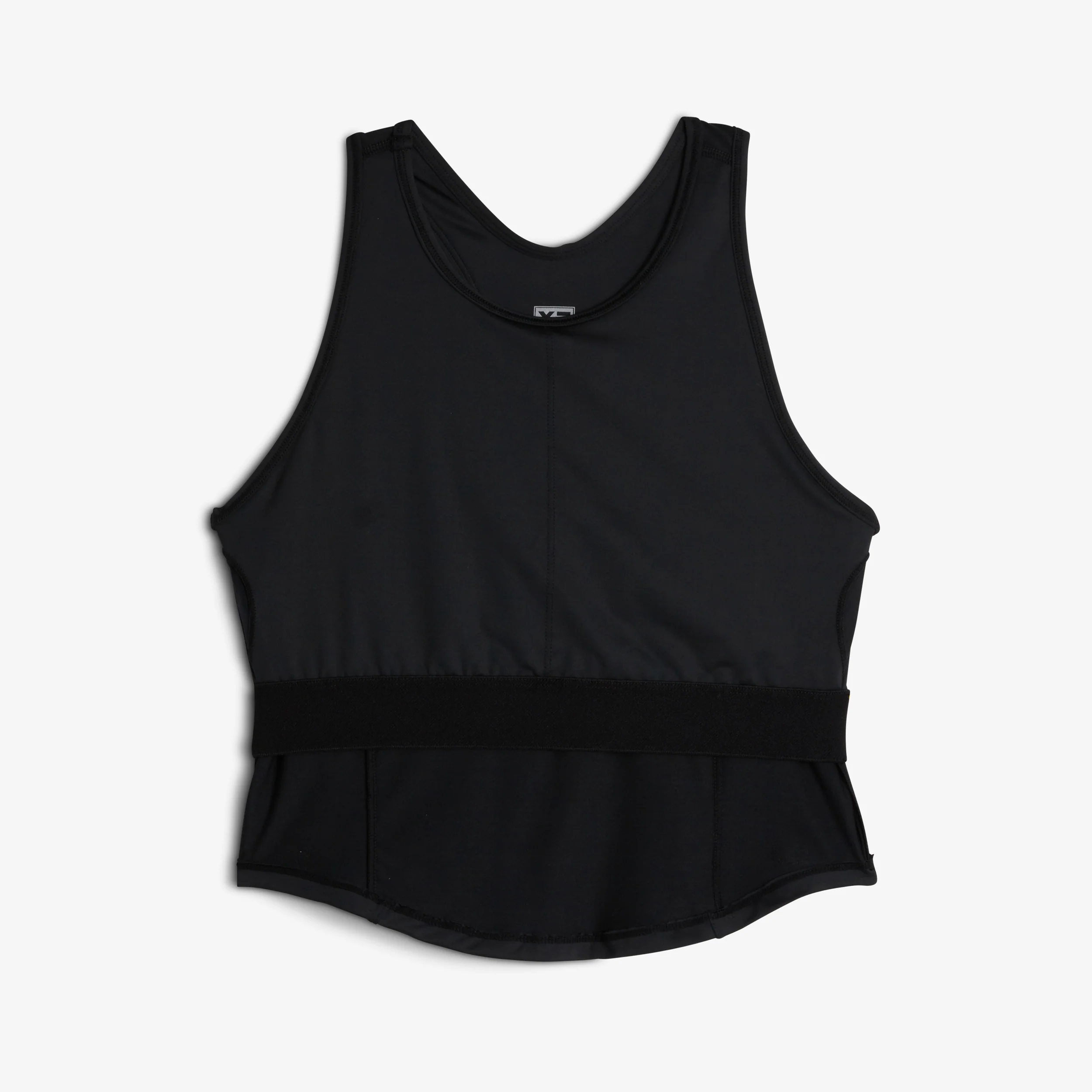 Swim High Neck Top - Black - Image 5