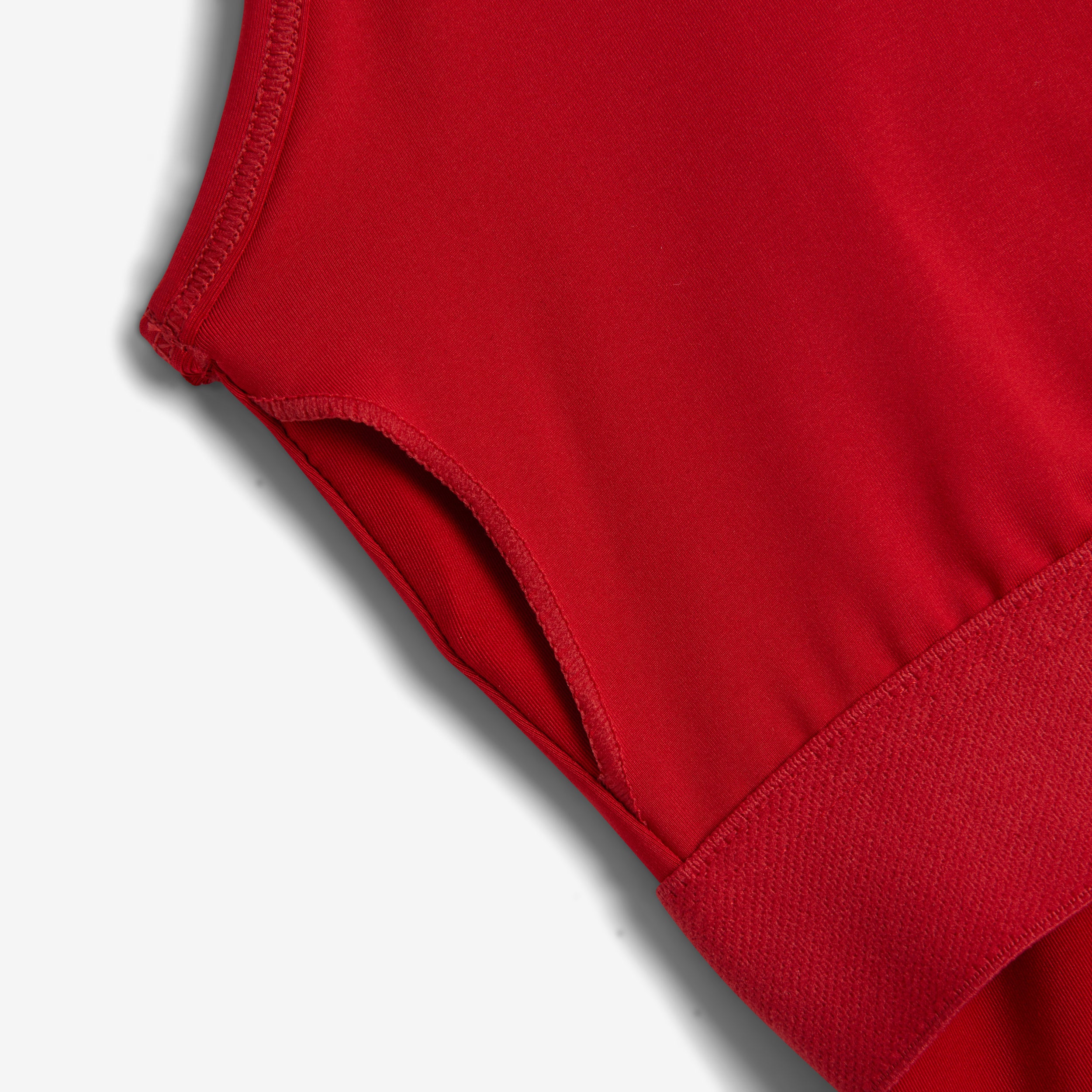 Swim High Neck Top - Red - Image 7
