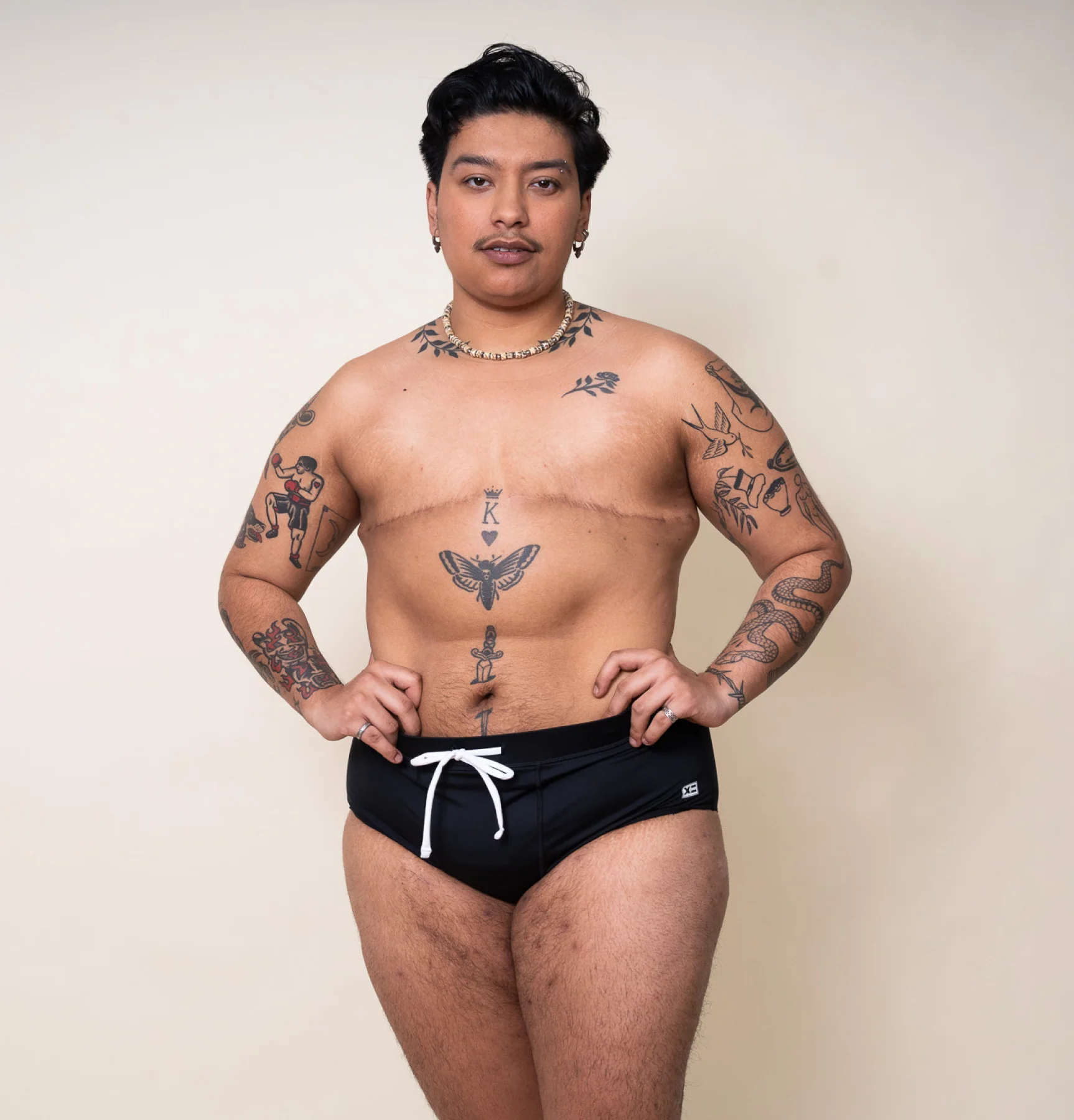 Swim Packing Brief - Black - Image 3