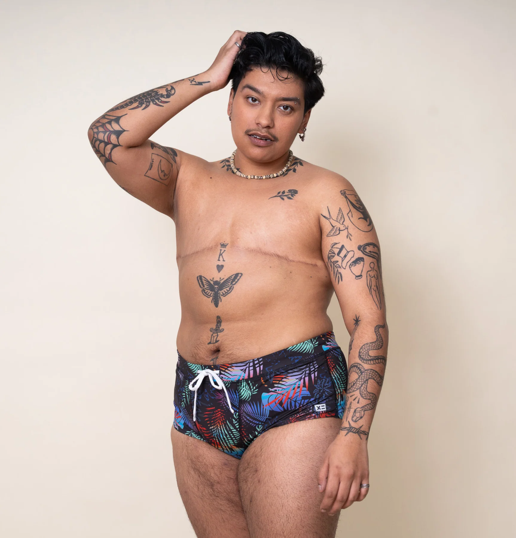 Swim Packing Brief - Palm Dreams - Image 3