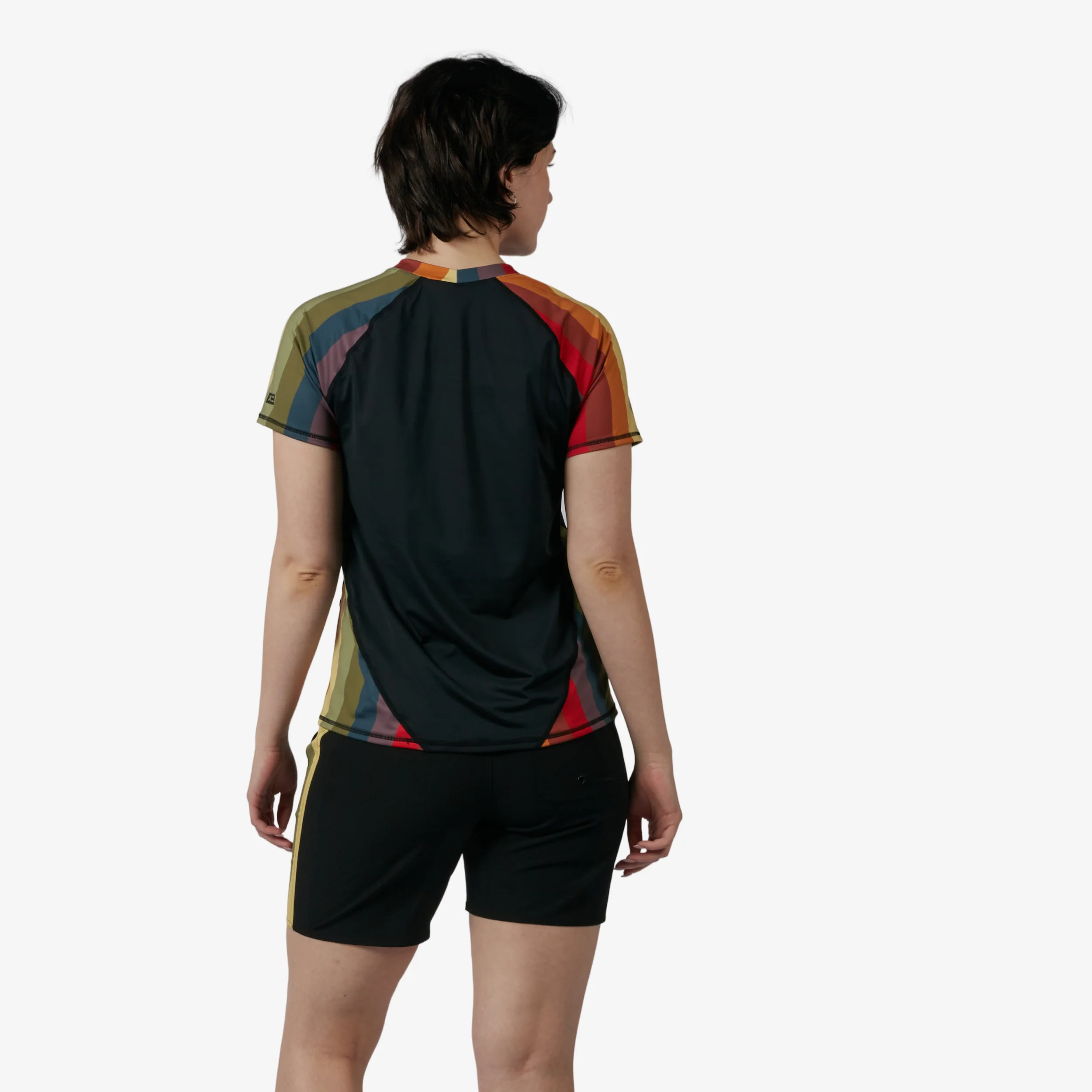 Swim Rashguard Tee - Rainbow Wave - Image 5