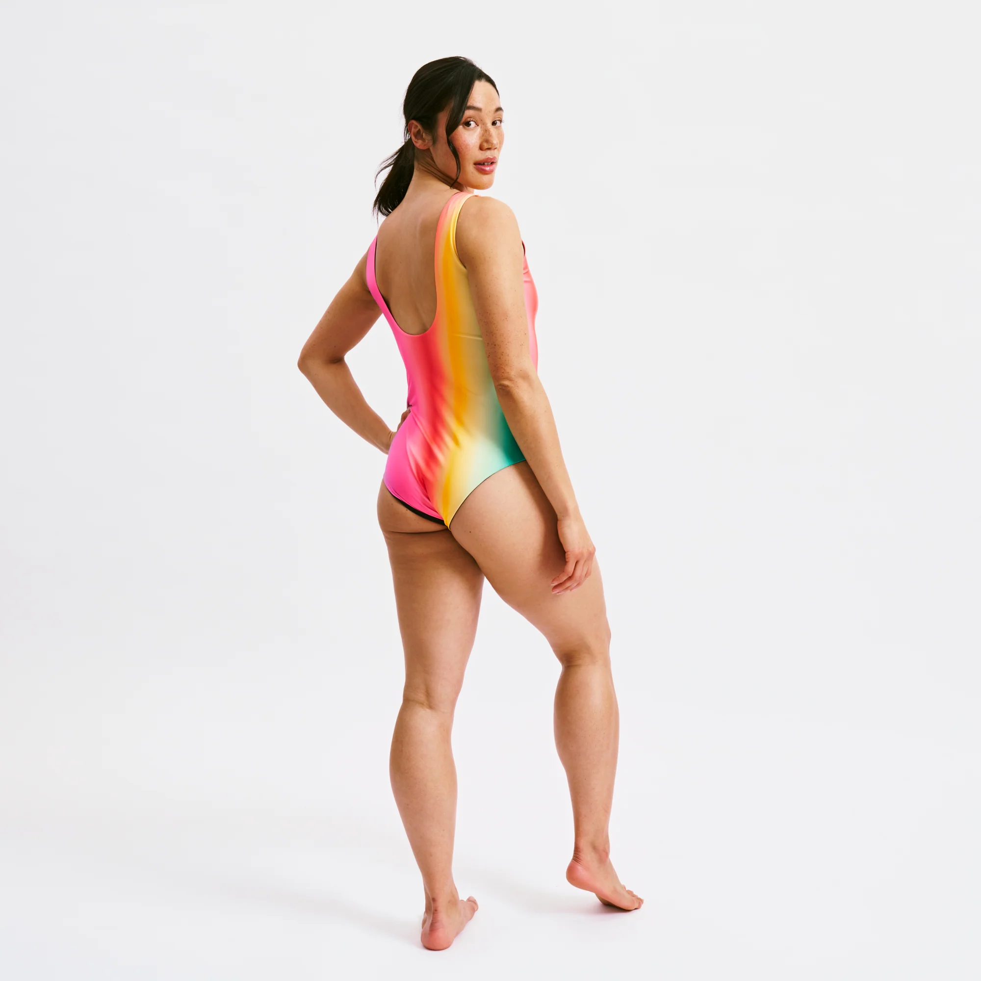 Swim Reversible One-Piece - Melting Rainbow - Image 6