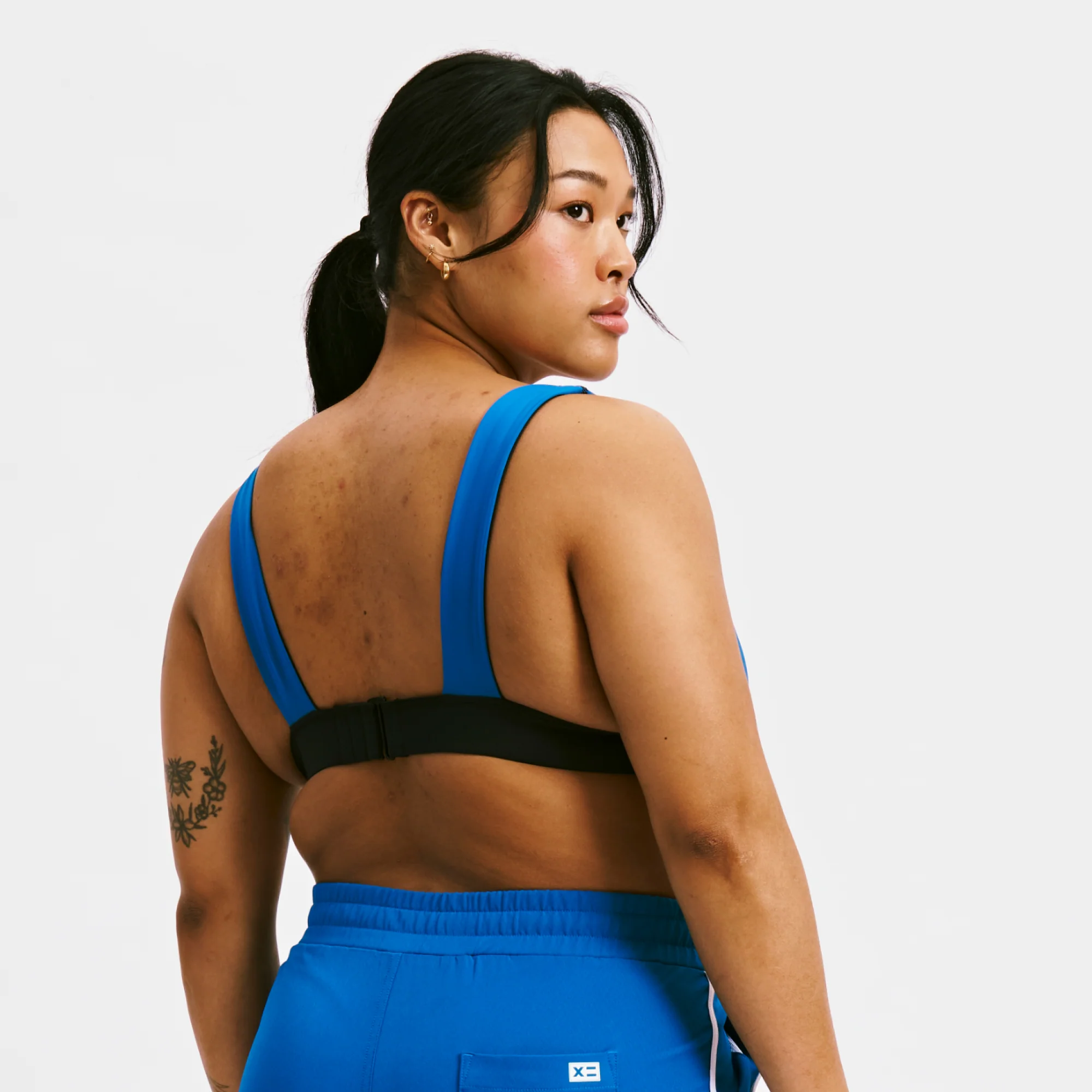 Swim Reversible Plunge Top - Marina Blue - Image 6