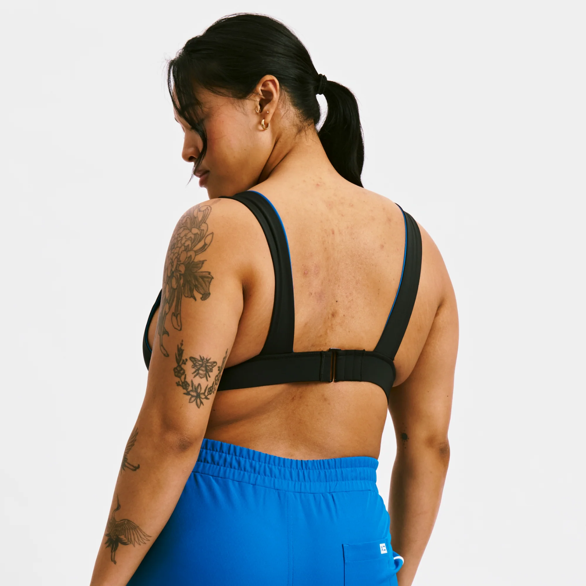 Swim Reversible Plunge Top - Marina Blue - Image 8