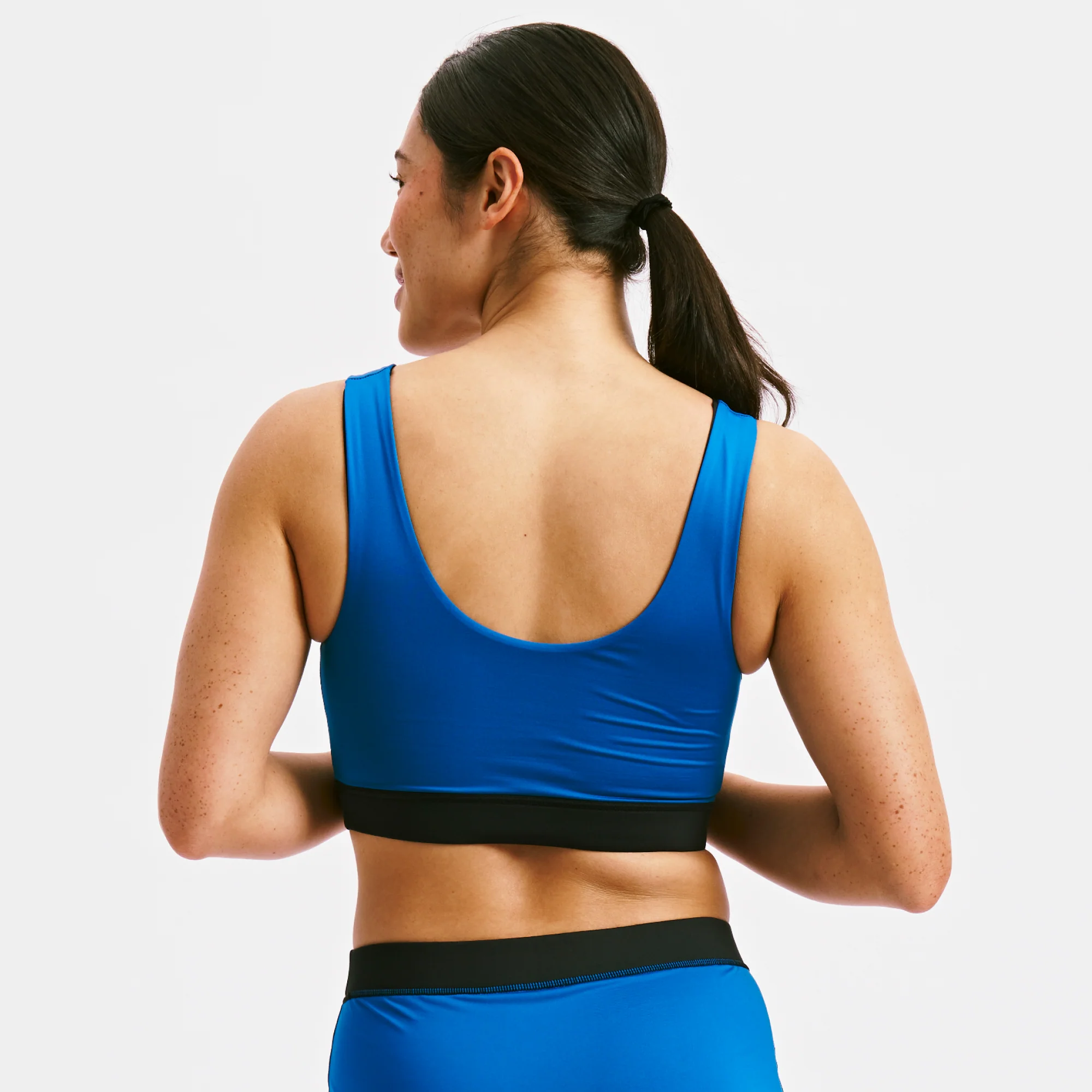 Swim Reversible Sport Top - Marina Blue - Image 4