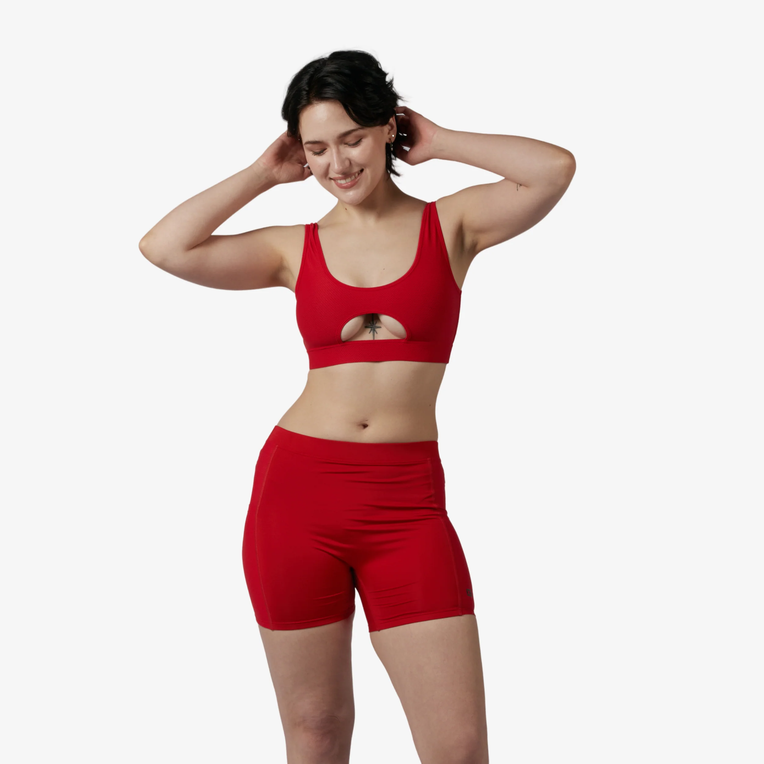 Swim Solarmesh 4.5" Shorts - Red - Image 4