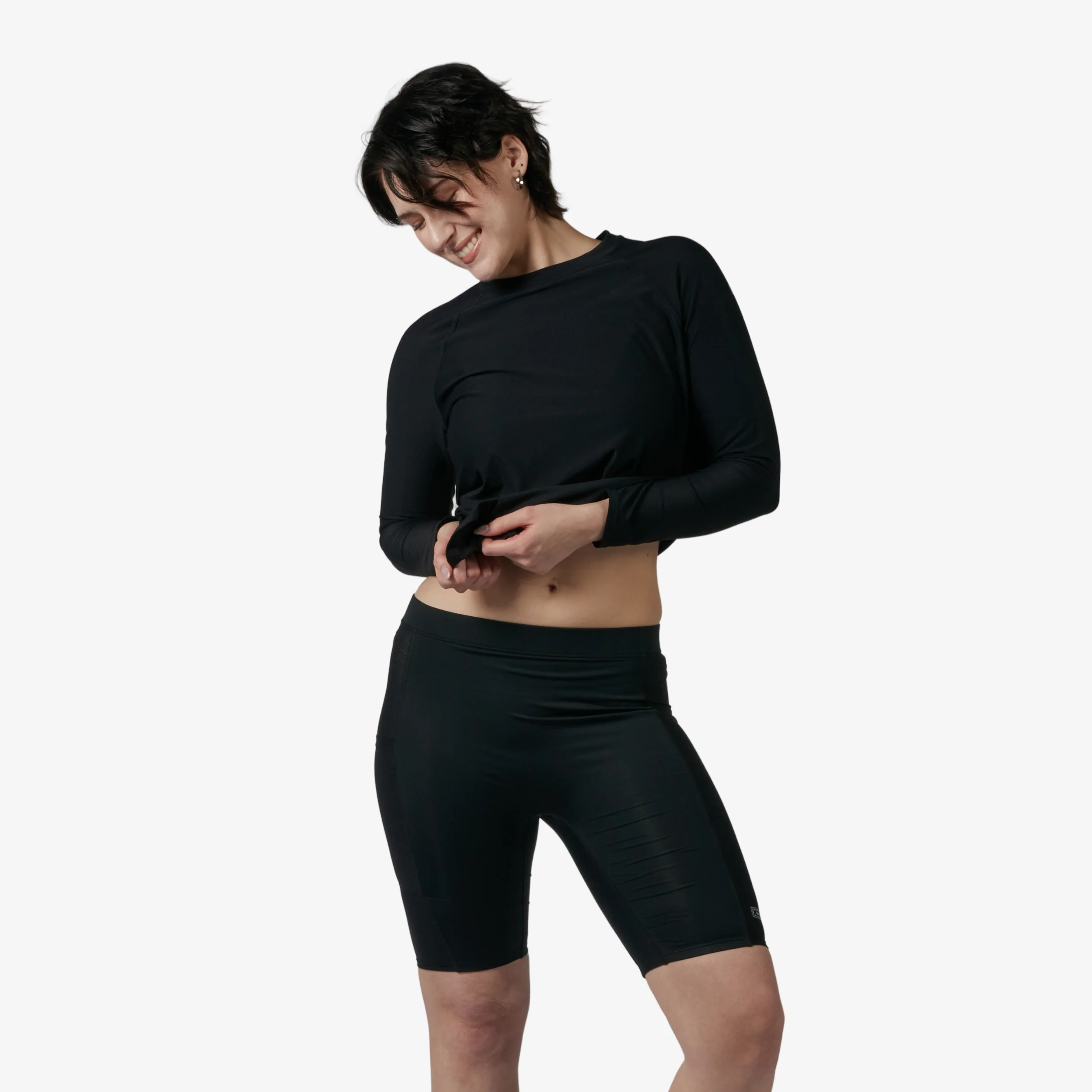 Swim Solarmesh 9" Shorts - Black - Image 3