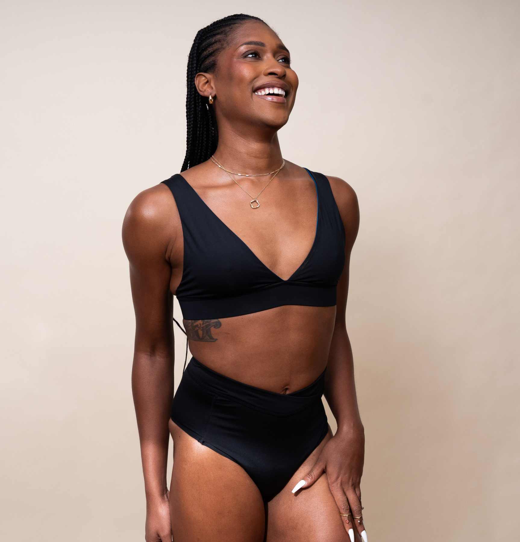 Swim Tucking Hipster - Black - Image 4